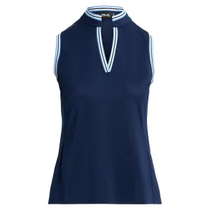 Womens Popover-Sleeveless Refined Navy/Summer Blue Multi - SS24