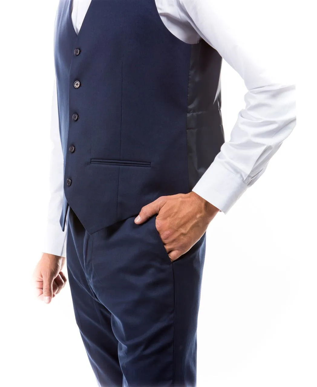 Zegarie Slim Fit Suit Separates Vest, Navy